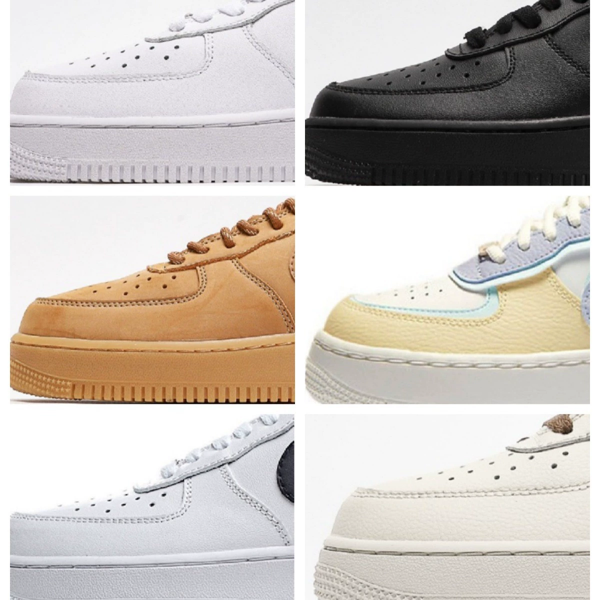 Putian Pure Original Air Force One Pure White Classic Low-Top White Shoes Women's High-Top Af1 Couple Sneakers Men