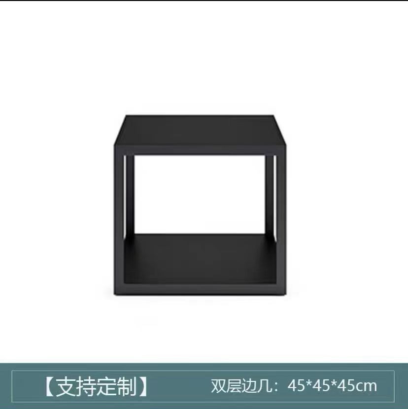 Sofá de aleación de aluminio al aire libre nórdico terraza villa muebles departamento de ventas residencial sofá de acero inoxidable combinación al aire libre