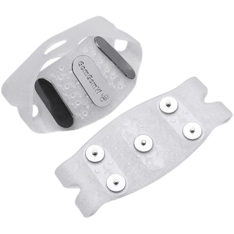 Противоскользящий чехол для обуви с ледяными когтями, противоскользящая цепочка для снега на открытом воздухе, обувь для скалолазания, профессиональный зимний Противоскользящий артефакт для пожилых людей