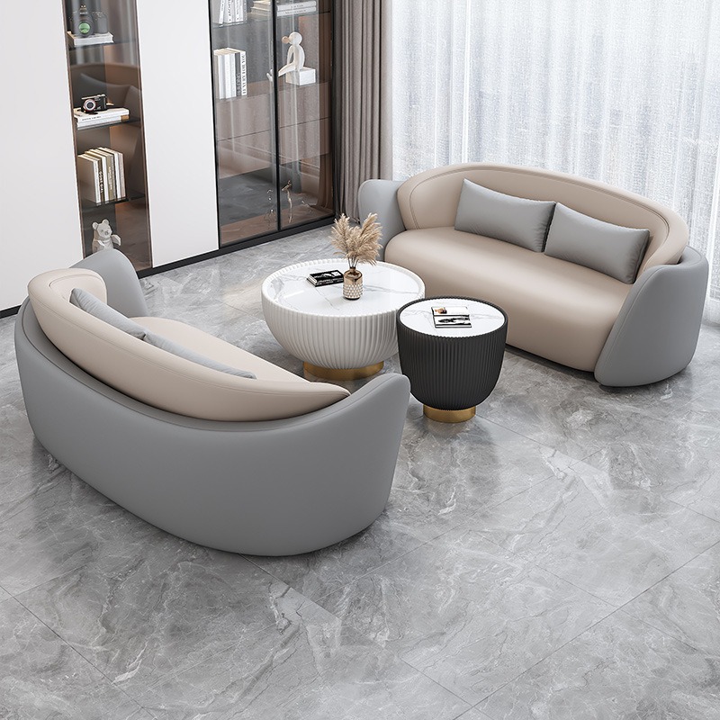 Sofá de oficina mesas de té combinación de invitados mesas y sillas individuales lobby hotel ventas sofá sala de recepción de negocios image 4