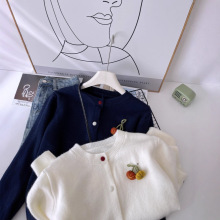 简约长袖针织衫毛衣女秋冬装2025秋季新款减龄显瘦打底衫上衣6494