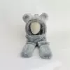 Gray bear ears [with mask]