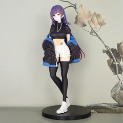 越境新品マスク少女ユナ手作り二次元美少女デスクトップケース置物少女ユナ