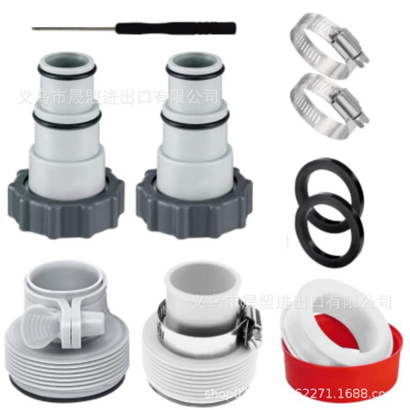 Применимо к интерфейсу фильтрующего насоса INTEX Адаптер для преобразования шланга от 1,25 до 1,5 дюймов A