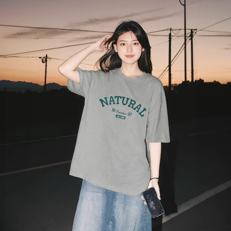 女性のための白い半袖 T シャツ 2025 新しいホットスタイル夏の純粋な綿痩身インナールーズボトムシャツ半袖トップ|undefined