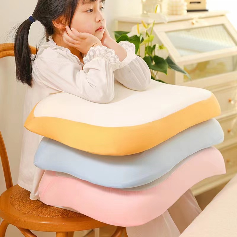토스트 빵 베개 메모리 베개 학생 베개 느린 반발 푹신한 부드러운 베갯잇 침구 큰 가격 우수
