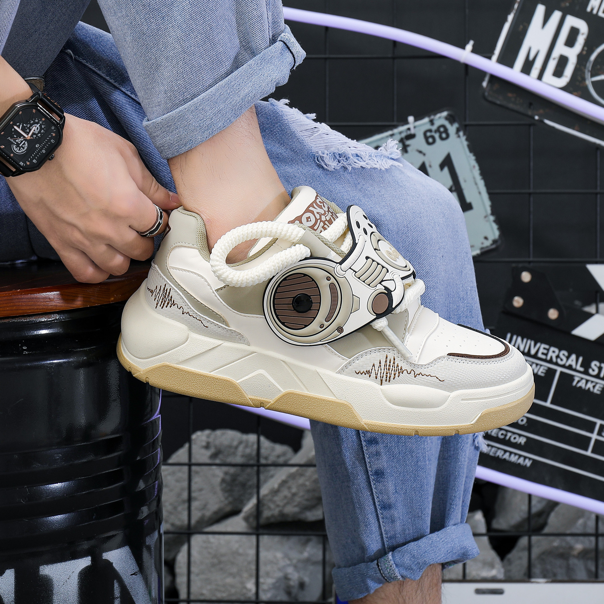 Commerce extérieur transfrontalier vente chaude 2024 nouvelles chaussures pour hommes nouvelles baskets de sport décontractées polyvalentes décontractées vente chaude chaussures à la mode C301_voghion.com