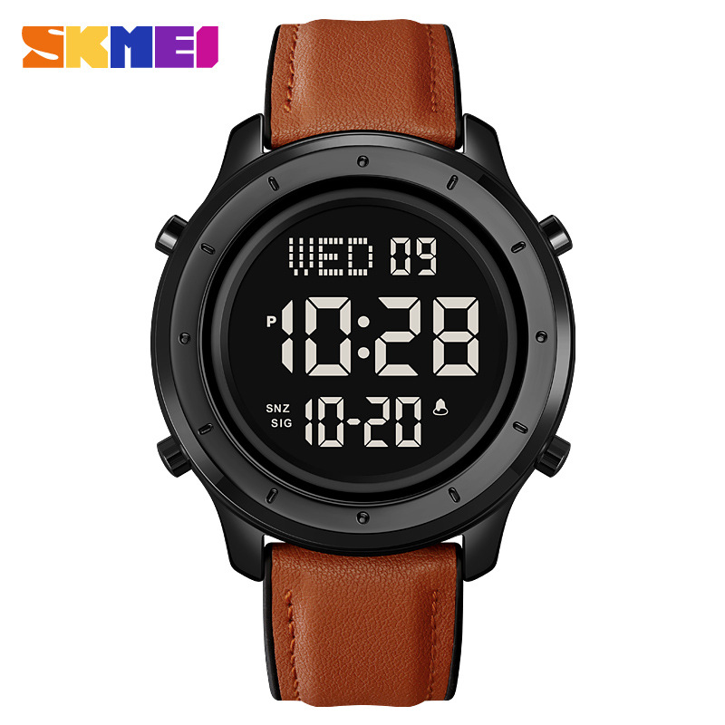 SKMEI reloj electrónico deportivo Delgado multifuncional impermeable reloj de estudiante masculino reloj casual de moda al aire libre