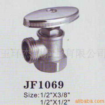 厂家批发诚信经营全铜三角阀批发加厚4分大流量冷热水