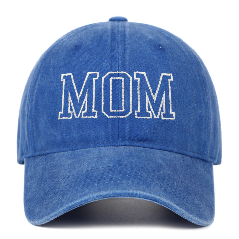 Amazon ベストセラー ウォッシュドコットン DAD MOM 刺繍ベースボールキャップ レトロ スポーツ レジャー ピークキャップ トレンディなサンハット|undefined