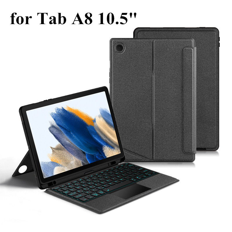 Suitable for Samsung 10.5inch A8 X200 Split Touch-Sensitive Luminous Bluetooth Keyboard and Mouse Set Keyboard Protective Cover