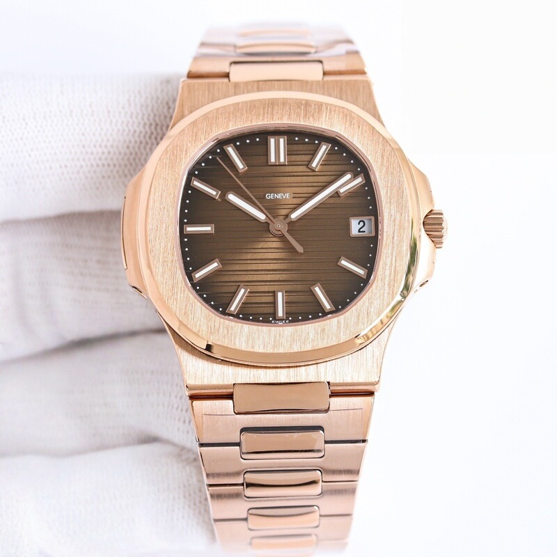 Cross-Border Nautilus Grenade 5712 Series Patek Philippe Luminous Men's Mechanical Watch with Steel Strap Waterproof Foreign Trade Wholesale