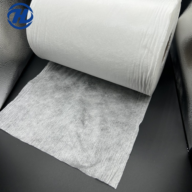 28克网孔水刺无纺布铜氨纤维面膜纸 天丝隐形蚕丝面膜布卷材批发