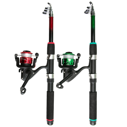 Spinning Rod Complete Beginner Long Distance Set Glass Fiber Fishing Rod Fishing Bait Hook Line Fishing Tackle Cross-border Wholesale