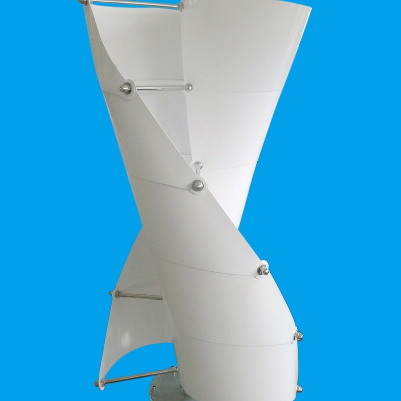 スパイラル型風力発電機 400W12/24V 太陽光街路灯用小型風力発電機|undefined