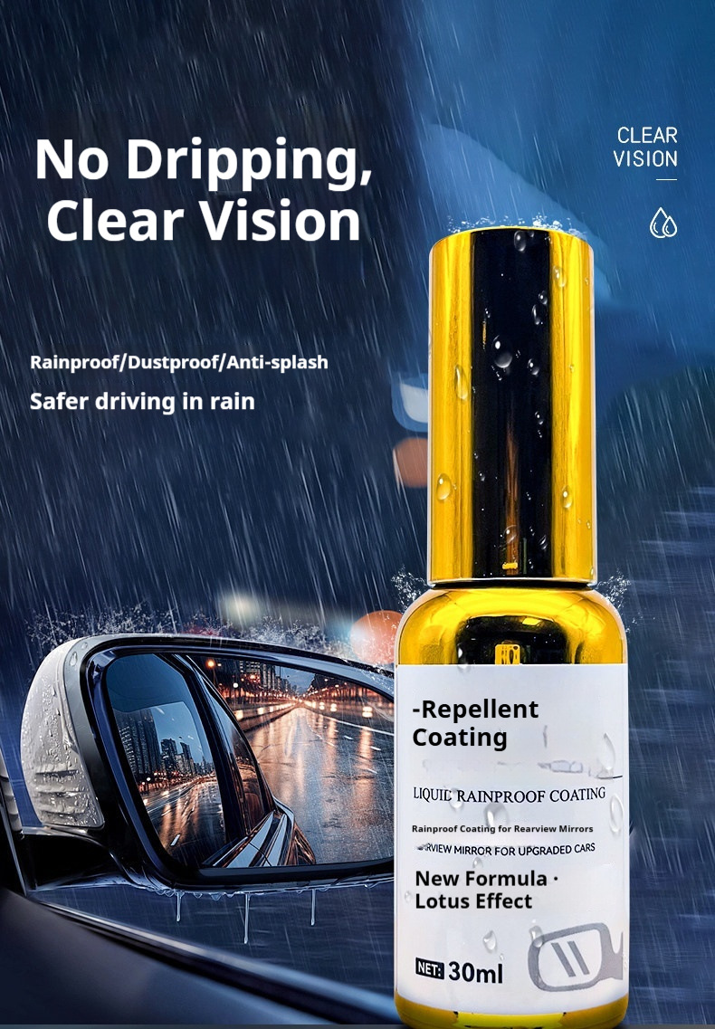 Cross-Border Special Automotive Glass Anti-Fog Agent Liquid Rainproof Coating Rearview Mirror Rainproof Gadget Reversing Camera Spray