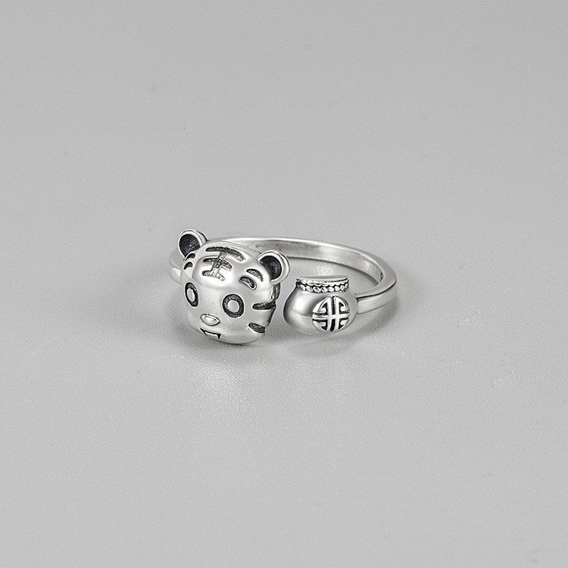 Accessory, small design ring, flowered, high-quality style, simple and elegant design