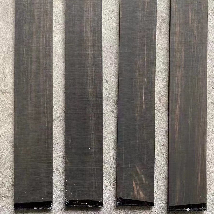 乌木，，黑檀木，，工艺品木，乐器木，琴颈木实木工艺木材质感