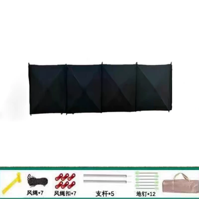 Avtomobil yan çətirləri: outdoor dinner barbecue fishing - black-upgraded-5614-windshield-screen-as-shown-in-the-figure