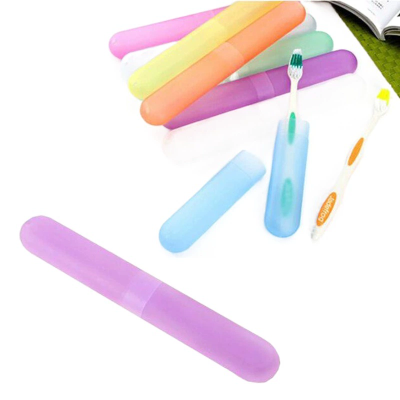 Дорожная портативная коробка для зубных щеток дышащая коробка для хранения зубных щеток матовая Пылезащитная коробка для зубных щеток крышка зубной щетки оптом