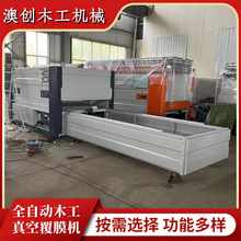 多功能大负压高低压三加温真空覆膜机 PLC数控免漆衣柜门吸塑机