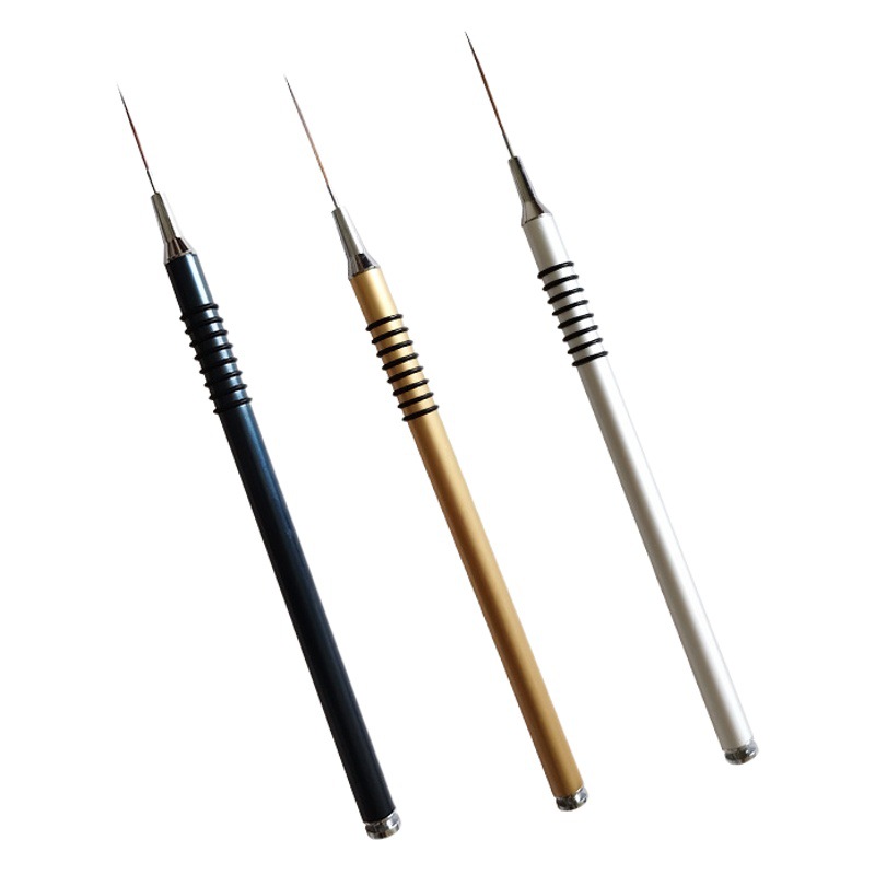 Dibujo pluma pincel de uñas pintura pluma muy fina línea de dibujo marcado esmalte de uñas pegamento pintura gancho pluma talla traje de pluma