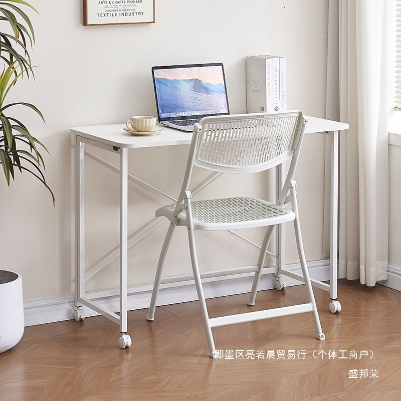 Factory Direct Sales Household Folding Table Standing Workbench Simple Desk Student Desk Children's Study Desk Office