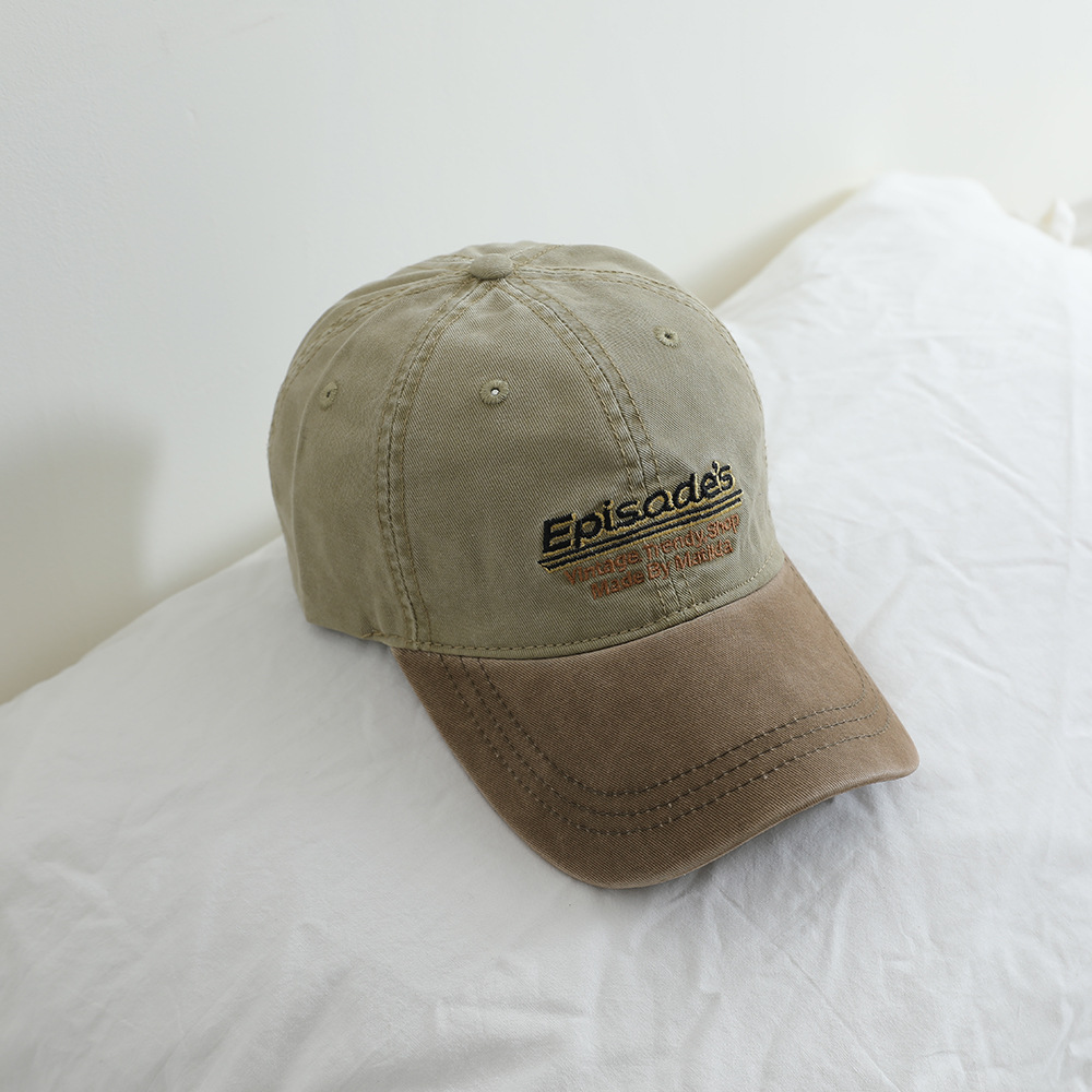 Sombreros infantiles primavera y otoño estilo americano bordado sombrero de béisbol de moda con fotos casuales gorras de lengua de pato para niños y niñas