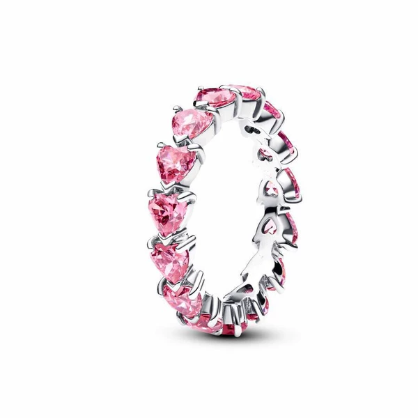 Pink Heart Ring 5#