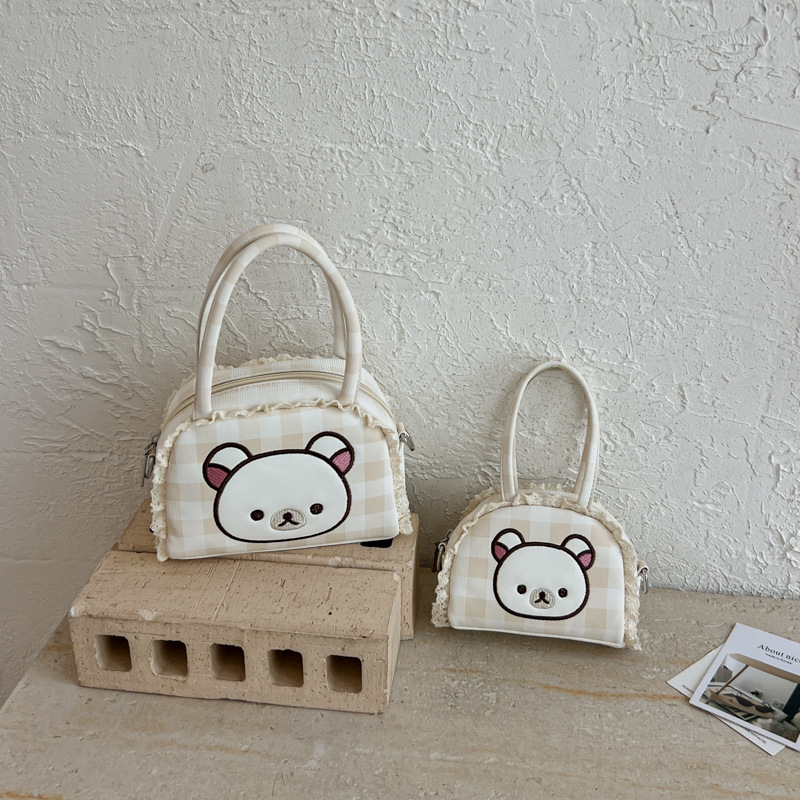 Bolso coreano lindo de dibujos animados 2026 padres-hijos de moda mini bolso de cambio nuevo estilo de invierno bolso de lápiz labial para chicas