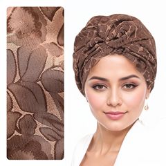クロスボーダーローズ刺繍ヘアキャップ、ヨーロッパとアメリカのクロスシルクナイトキャップ、高級中東貴婦人ヘッドスカーフ、美容ヘアケアキャップ