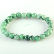 翡翠A货玉石手链 漂花玉手饰手串男妇款批发