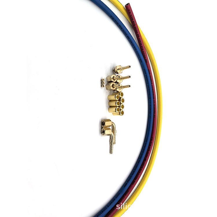 空调加液加氟制冷剂冷媒雪种压力表管配件接头开瓶器加注器套装r2