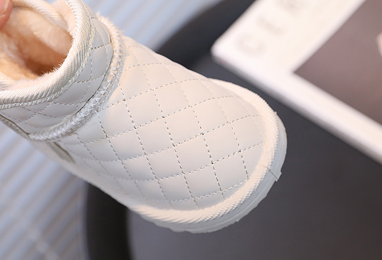 Baby Snow Boots For Warm Winter Walks, Thick Plush Cotton Lining_voghion.com