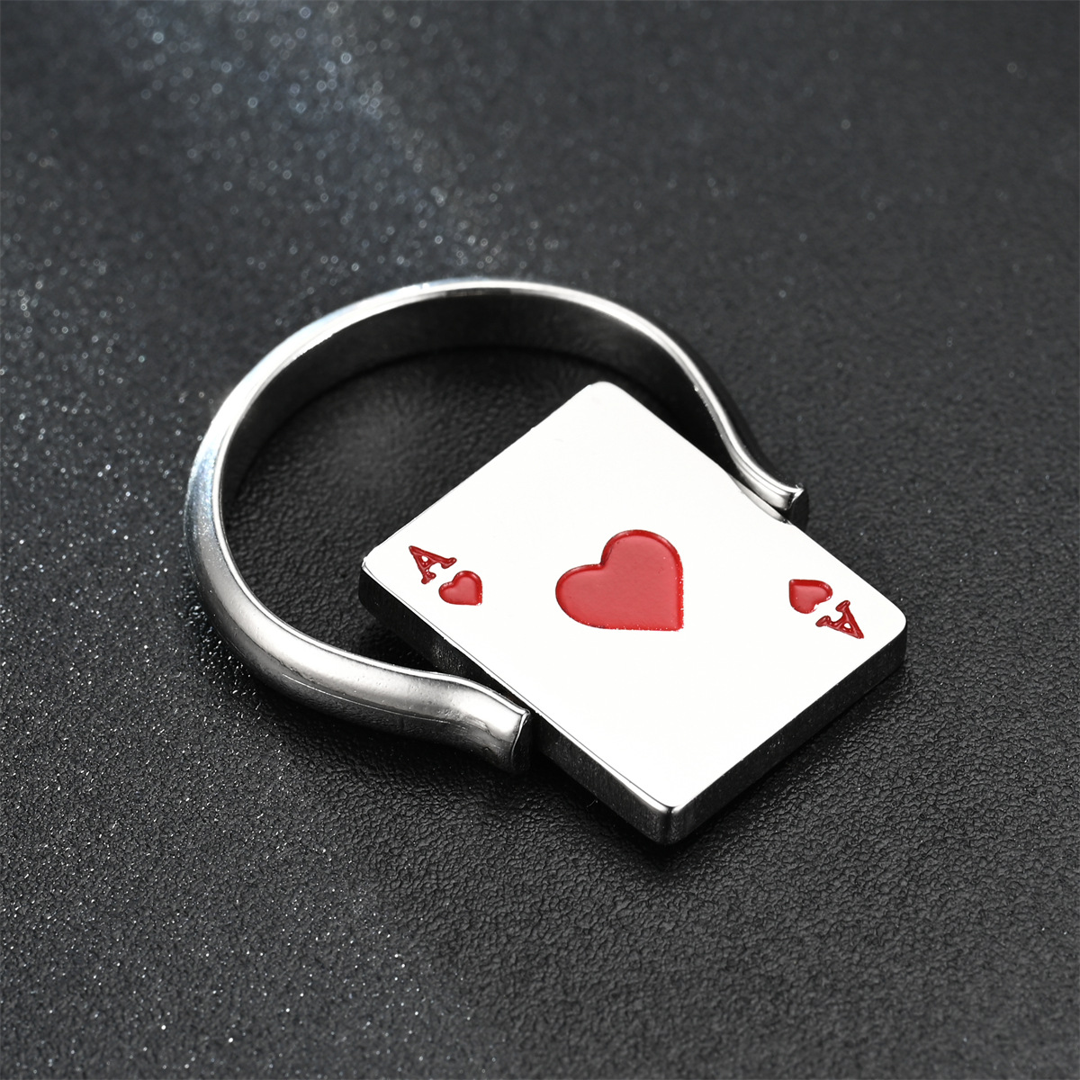 Fashion Poker Stainless Steel Rings Plating Stainless Steel Rings