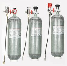 碳纤维气瓶碳纤维气瓶2.17L/3L/4.7L/6.8L/9L12L高压气瓶30MPA
