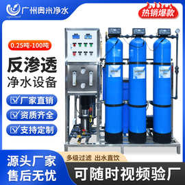 反渗透水处理设备RO工业净水器双级反渗透超纯水设备去离子软化水