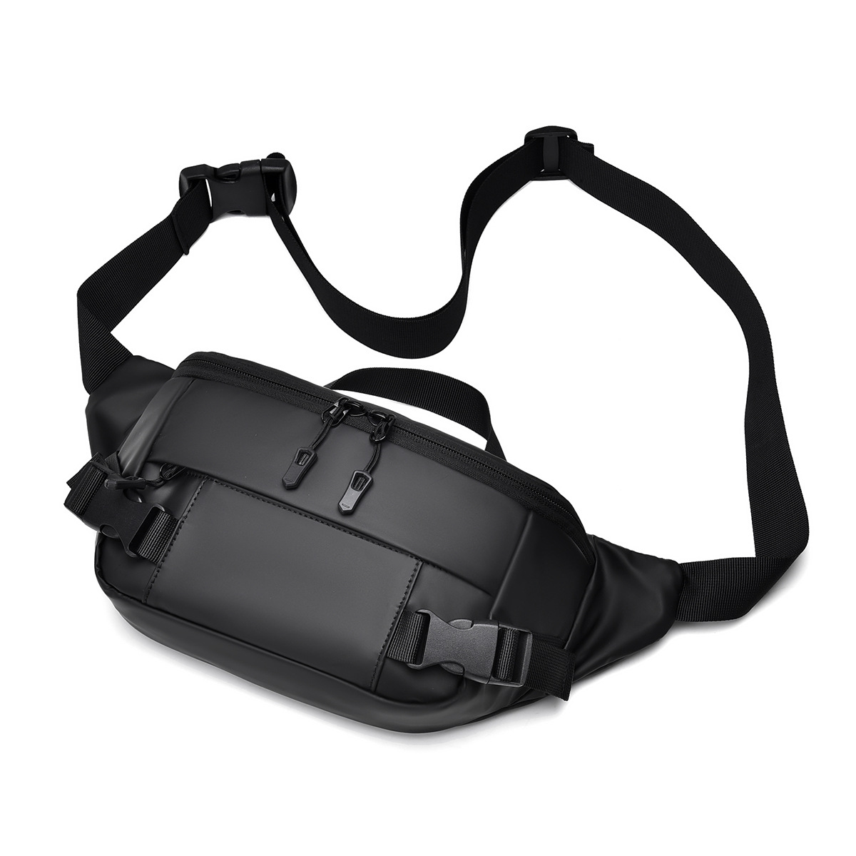 Bolsa de pecho para hombre simple nueva bolsa de mensajero de hombro ligera bolsa de deporte portátil bolsa de ciclismo de gran capacidad entrega de una sola pieza