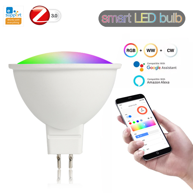 Lámpara elegante colorida de la vela de Yi Weilian Zigbee RGB y lámpara elegante del bulbo y lámpara elegante Alexa/Goog de la taza