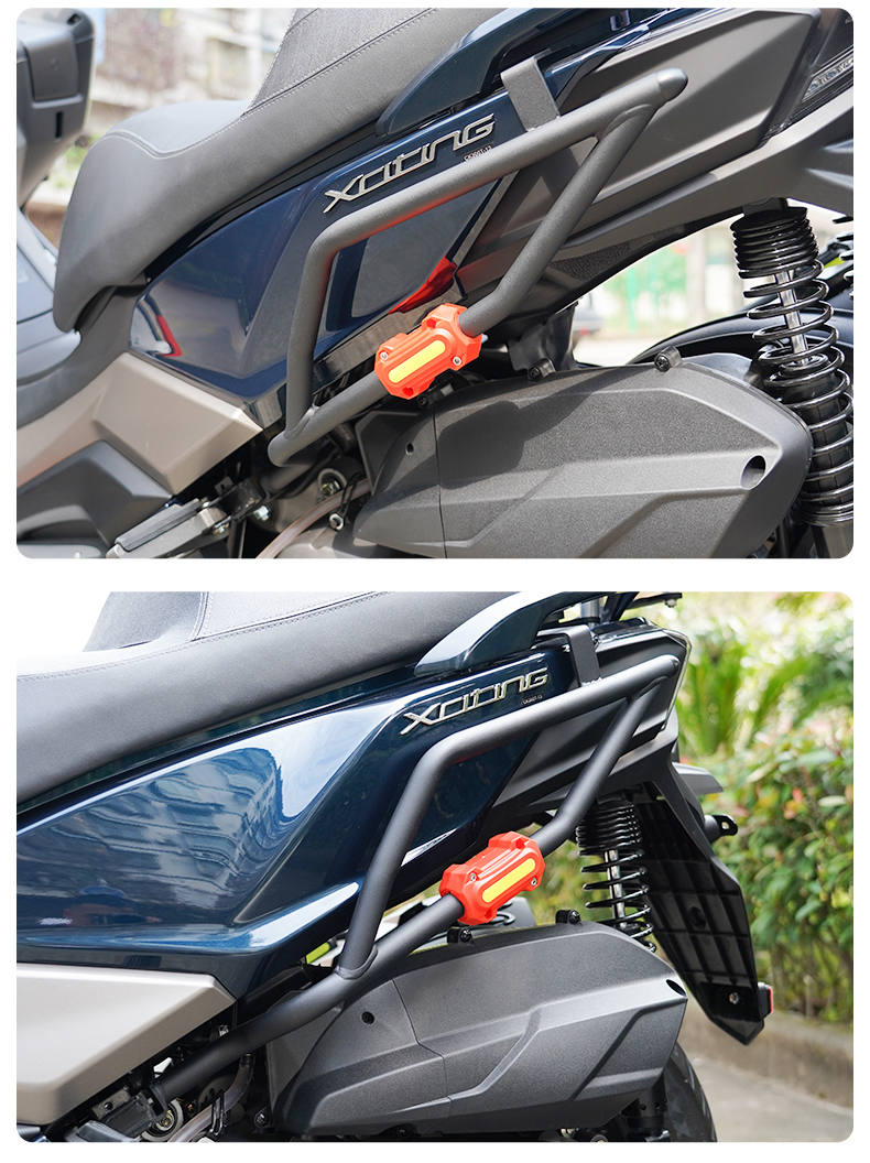 Suitable for Kymco S350 Motorcycle Rear Rack, Tail Box Rack, Cargo Rack, Aluminum Alloy Rear Rack