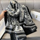 2024 Retro New Hangzhou Silk Artistic Silk All-match Shawl Thin Warm Air-conditioning Blanket Women's Scarf