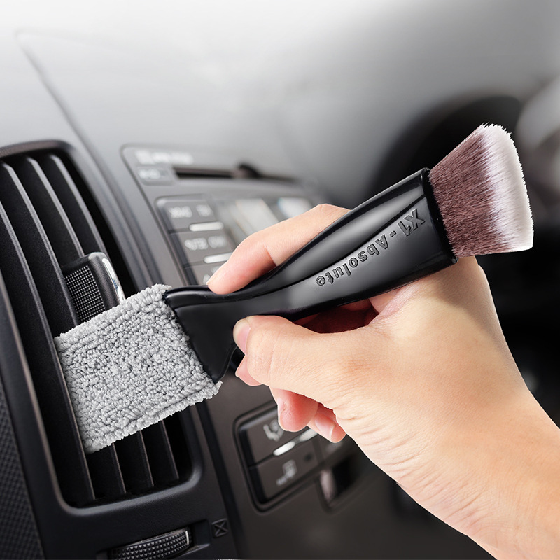 Car Air Conditioner Outlet Cleaning Brush Car Interior Cleaning Tool Brush Artifact Cleaning Dust Removal Brush Soft Bristles Car Air Conditioner Outlet Cleaning Brush Car Interior Cleaning Tool Brush Artifact Cleaning Dust Removal Brush Soft Bristles