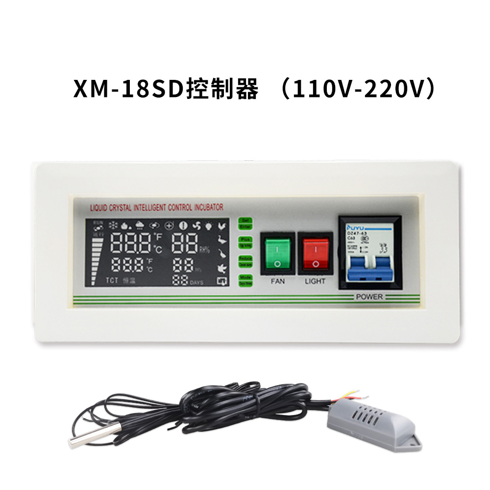Nuevo XM-18SD incubadora termostato inteligente equipo de incubación controlador automático sistema de control de incubación