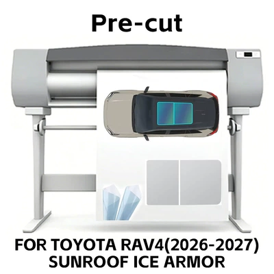 Tpu Sunroof Blue Crystal Black | Car paint protective film