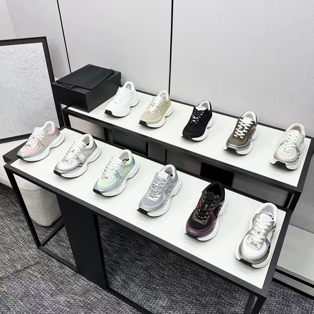 24 Обновление Xiaxiangfeng ~ 24c увеличенные ботинки папы серебряные угловые серии повседневные ботинки серебряные кожаные туфли на толстой подошве для женщин