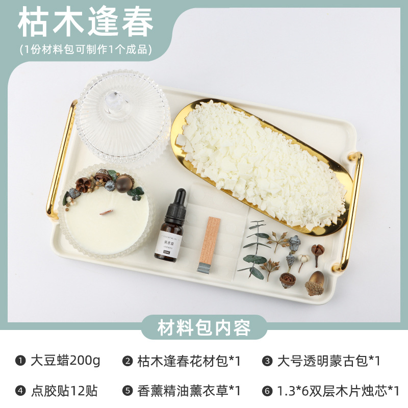 Paquete de materiales de flores secas de banana, paquete de paquetes