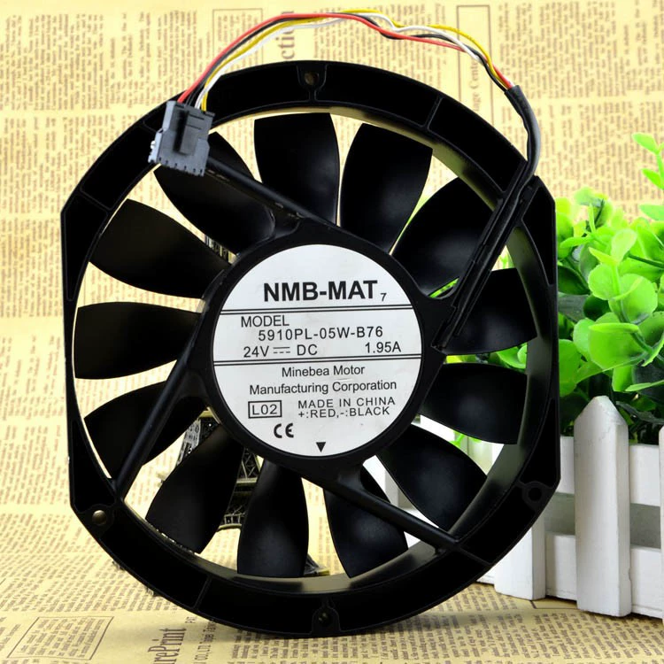 Оригинальный NMB 5910PL-05W-B76 24V 1.95A 17025 серверный вентилятор