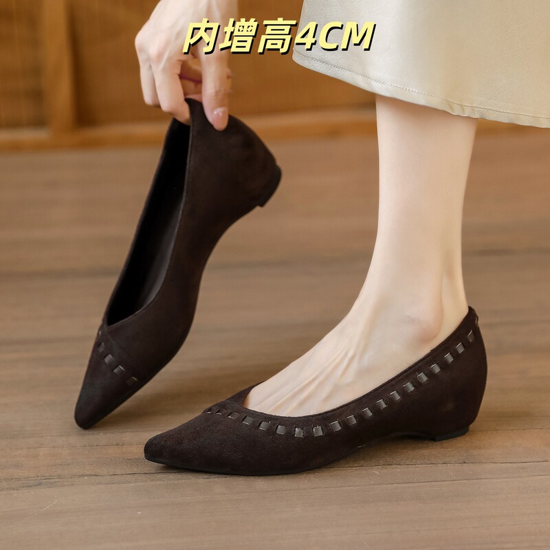 F33171-1 Pointed Toe Mary Jane Women's Shoes with Hidden Heel, 2026 New Casual Versatile Everyday Shoes F33171-1 Pointed Toe Mary Jane Women's Shoes with Hidden Heel, 2026 New Casual Versatile Everyday Shoes