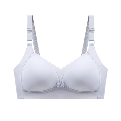 New summer nursing bra, push-up, wire-free, pregnancy and postpartum, large size, thin, seamless ice silk maternity bra