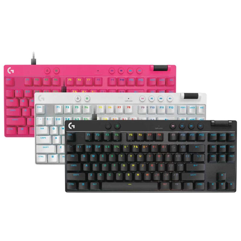 Logitech g Pro X Tkl Rapid Wired Keyboard Rt Magnetic Axis Gaming E-Sports Dedicated Rgb Lighting Effect